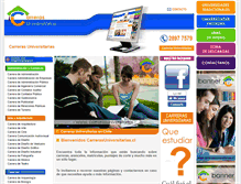 Tablet Screenshot of carrerasuniversitarias.cl