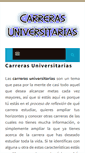 Mobile Screenshot of carrerasuniversitarias.net