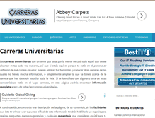 Tablet Screenshot of carrerasuniversitarias.net